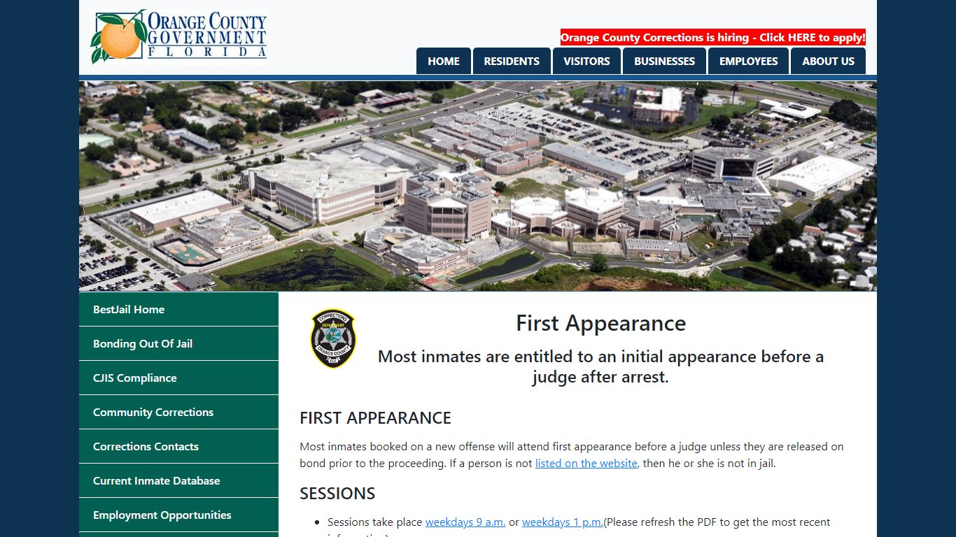 First Appearance - OCFL - Orange County Virtual Services